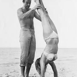 007 Catches Ursula by Hulton Archive