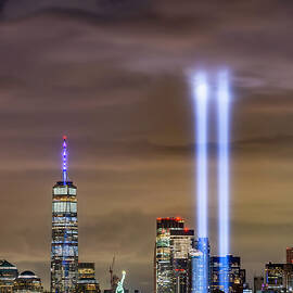 9/11 Memorial Lights by Randy Lemoine