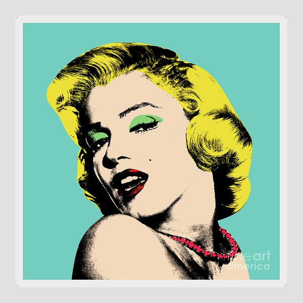 Marilyn Monroe Pop Art Sticker