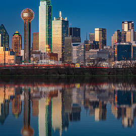 Dallas skyline by Mihai Andritoiu