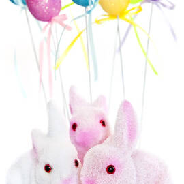 Easter bunny toys 1 by Elena Elisseeva