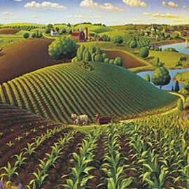 Harvest Panorama  by Robin Moline