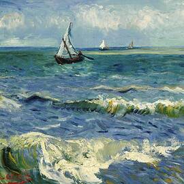 Seascape near Les Saintes-Maries-de-la-Mer by Vincent van Gogh