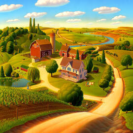 Summer on the Farm  by Robin Moline