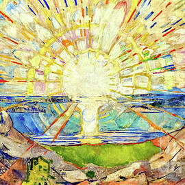 The Sun by Edvard Munch  by Mango Art