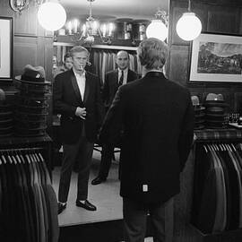 Steve McQueen Shops For Suits by John Dominis