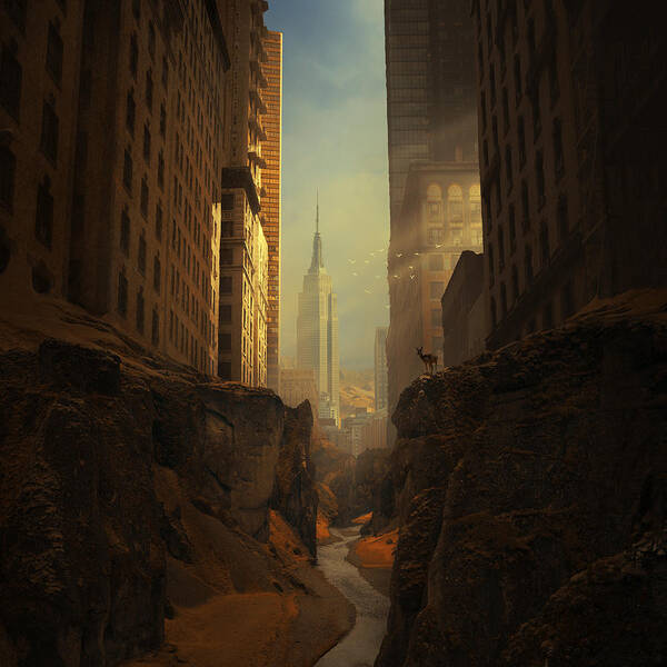 City Wall Art featuring the photograph 2146 by Michal Karcz