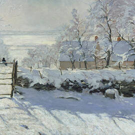 The Magpie by Claude Monet  by Mango Art