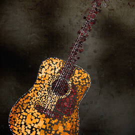Abstract Guitar by Michael Tompsett