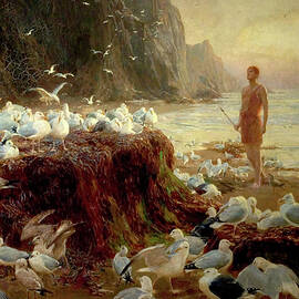 An Old World Wanderer, 1887 by Briton Riviere