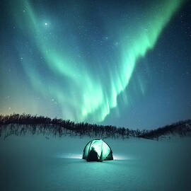 Arctic Camping by Tor-Ivar Naess