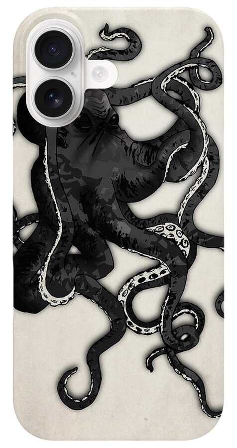 Intricate Octopus Design iPhone Case
