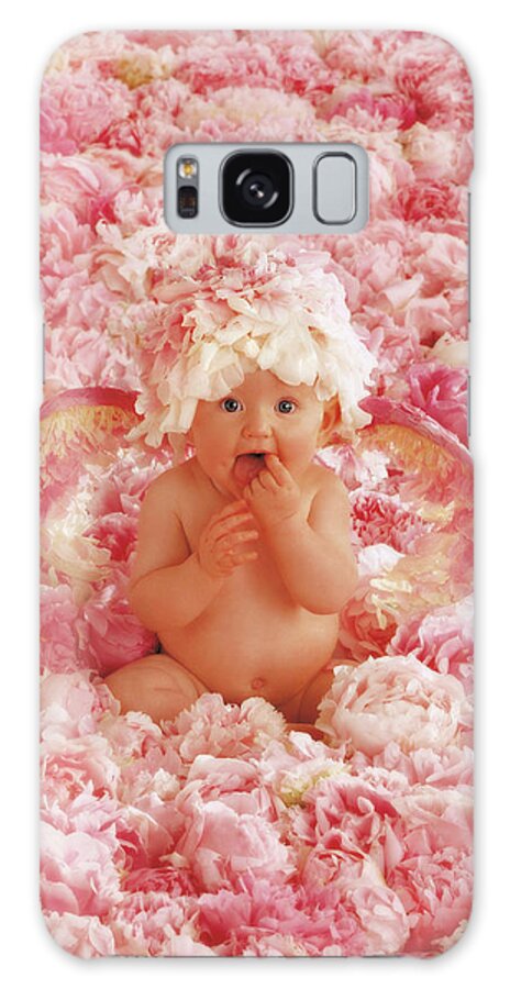 Peony Angel Baby by Anne Geddes Galaxy Case
