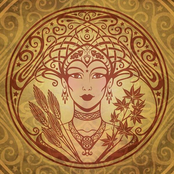 Ornate Mystic Portrait Wall Art