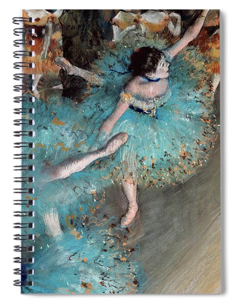 Elegant Ballet Dancers in Motion Spiral Notebook