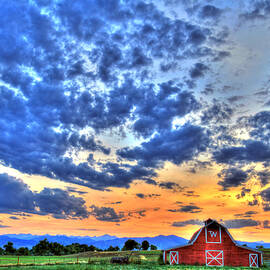 Barn and Sky by Scott Mahon