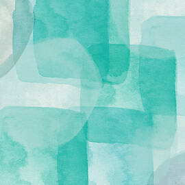 Beach Glass- Abstract Art by Linda Woods by Linda Woods