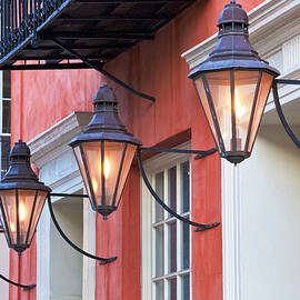 Broad Street Lantern - Charleston SC  by DCat Images