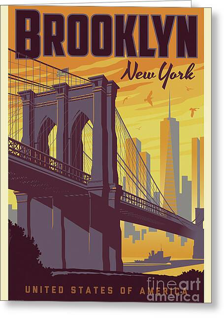 Travel Posters Greeting Cards for Sale