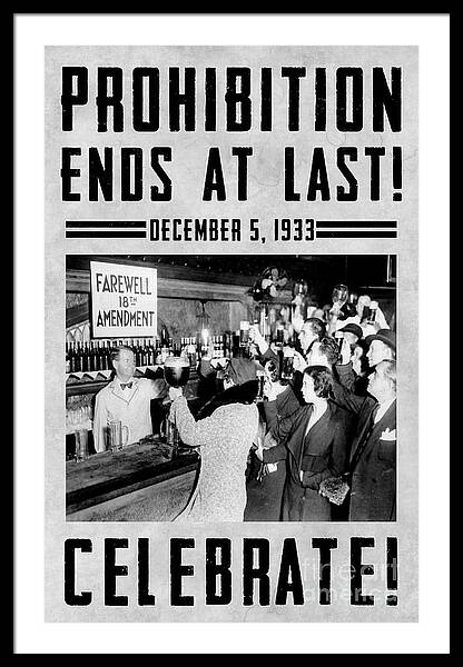 Prohibition Celebrations of December 1933 Framed Print