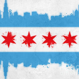Chicago Flag by Mike Maher