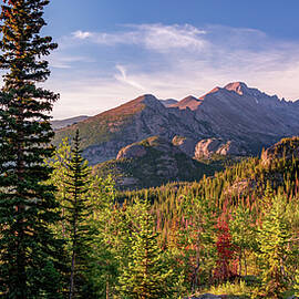 Colorful Colorado Rocky Mountain Landscape Sunrise Panorama by Gregory Ballos