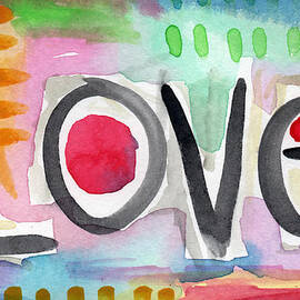 Colorful Love- painting by Linda Woods