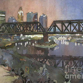 Columbus OH skyline by Ryan Fox