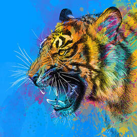 Crazy Tiger by Olga Shvartsur