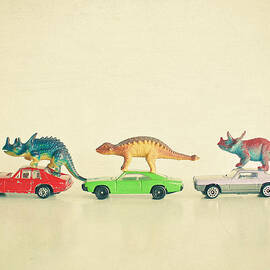 Dinosaurs Ride Cars by Cassia Beck