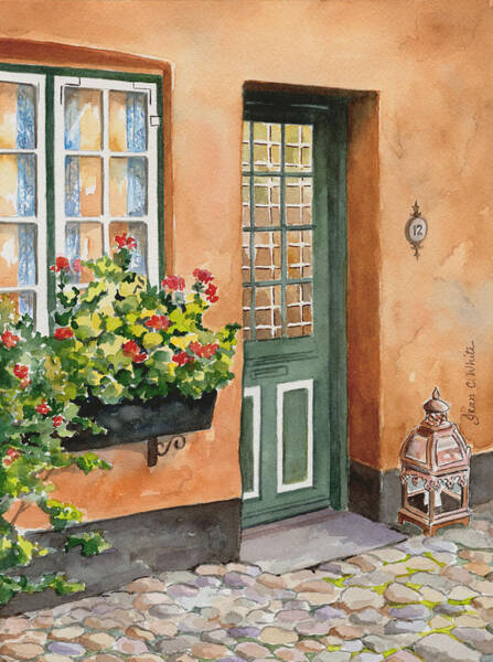 Charming Cottage Entrance Wall Art