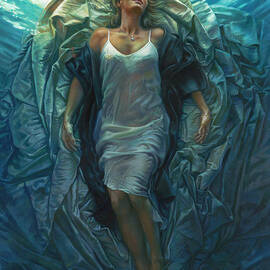 Emerge Painting by Mia Tavonatti