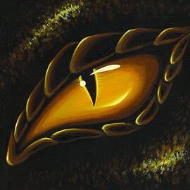 Eye Of Golden Embers by Elaina  Wagner