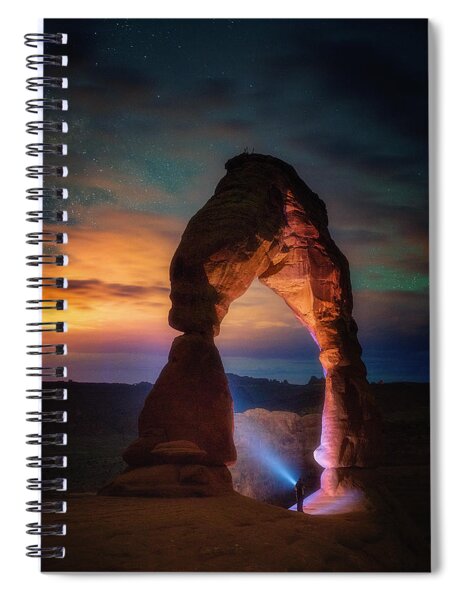 Starlit Archway Overlook Spiral Notebook