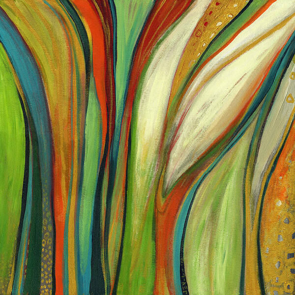 Vibrant Abstract Garden Wall Art