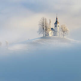 Floating in the mists by Piotr Skrzypiec