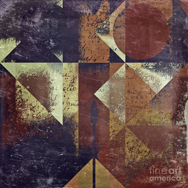 Geometric Earth Tones Wall Art