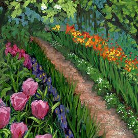 Giverny Garden by Alice Leggett