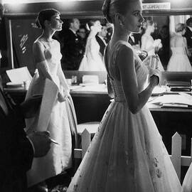 Grace Kelly and Audrey Hepburn by Allan Grant