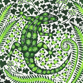 Green Gecko by Nat Morley