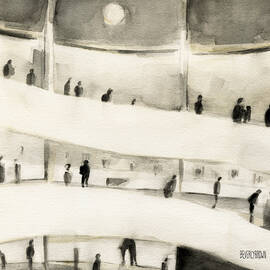 Guggenheim Inside by Beverly Brown