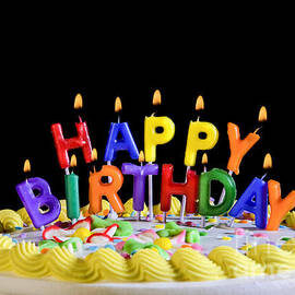 Happy Birthday Candles by Diane Diederich