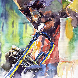 Jazz Miles Davis 9 Blue by Yuriy Shevchuk