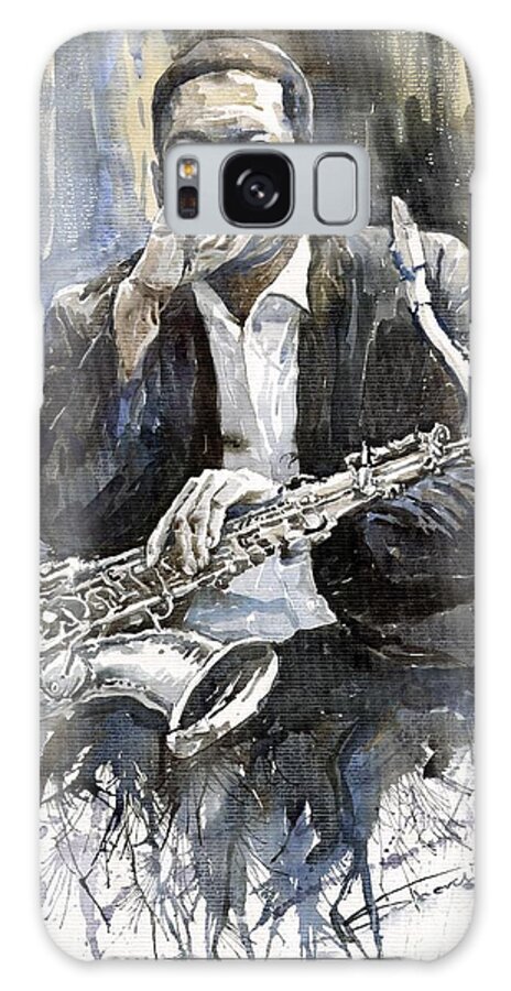 John Coltrane with Saxophone Galaxy Case