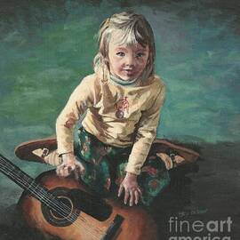 Little Girl with Guitar