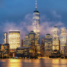 Manhattan from Jersey City by Randy Lemoine