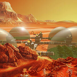 Mars Colony by Don Dixon