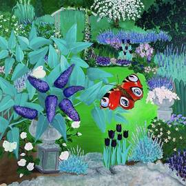 Mauve Garden by Maggie Rowe