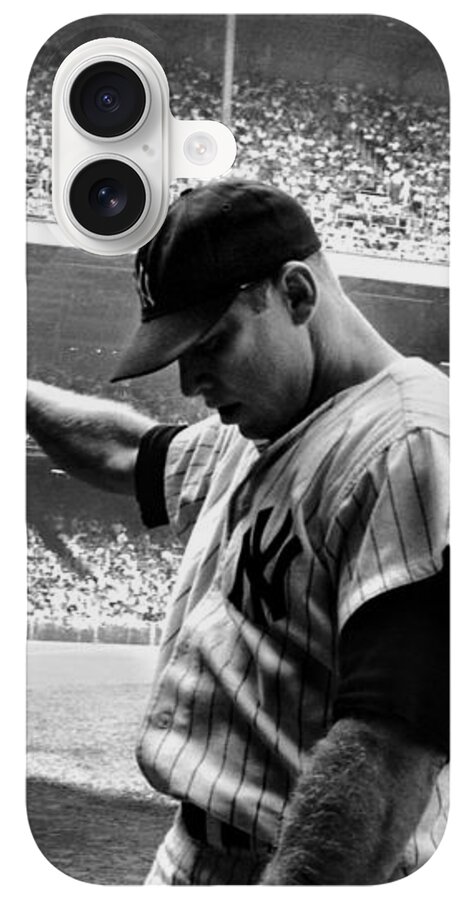 Baseball Legend at Yankee Stadium iPhone Case