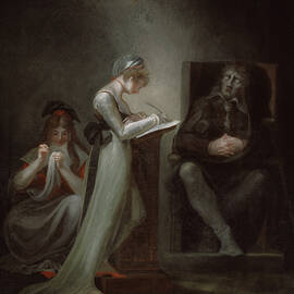 Milton Dictating to His Daughter by Henry Fuseli